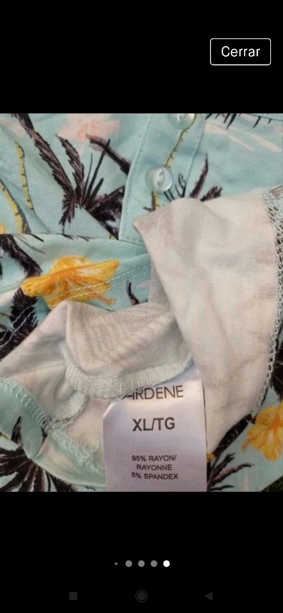 pin up Rockabilly estilo Camisa Hawaiiana