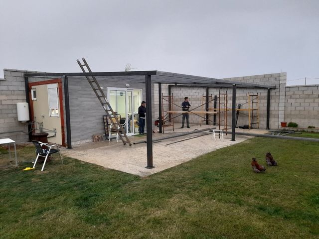 aluminio y panel sanwich