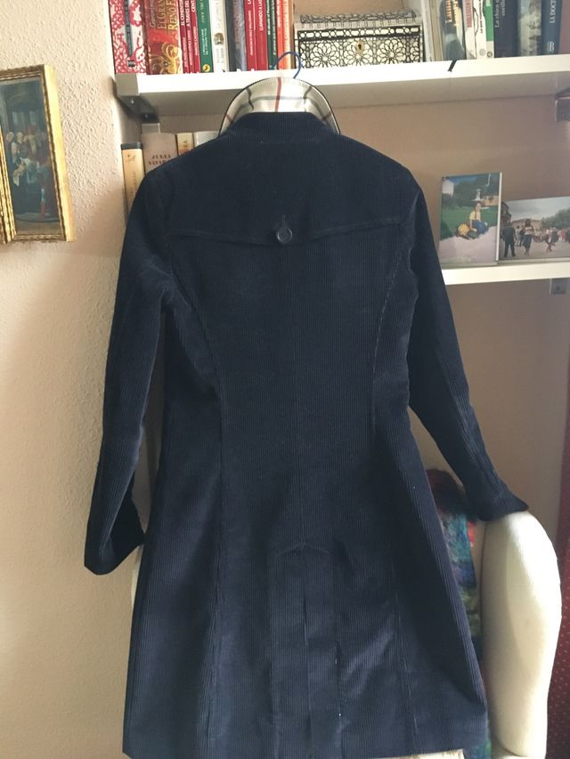 Abrigo azul marino Thomas Burberry