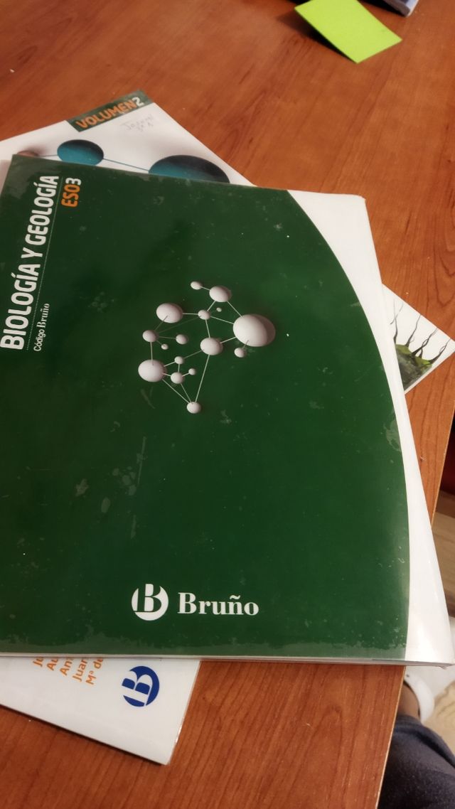 biología y geología. 3 ESO. editorial Bruño