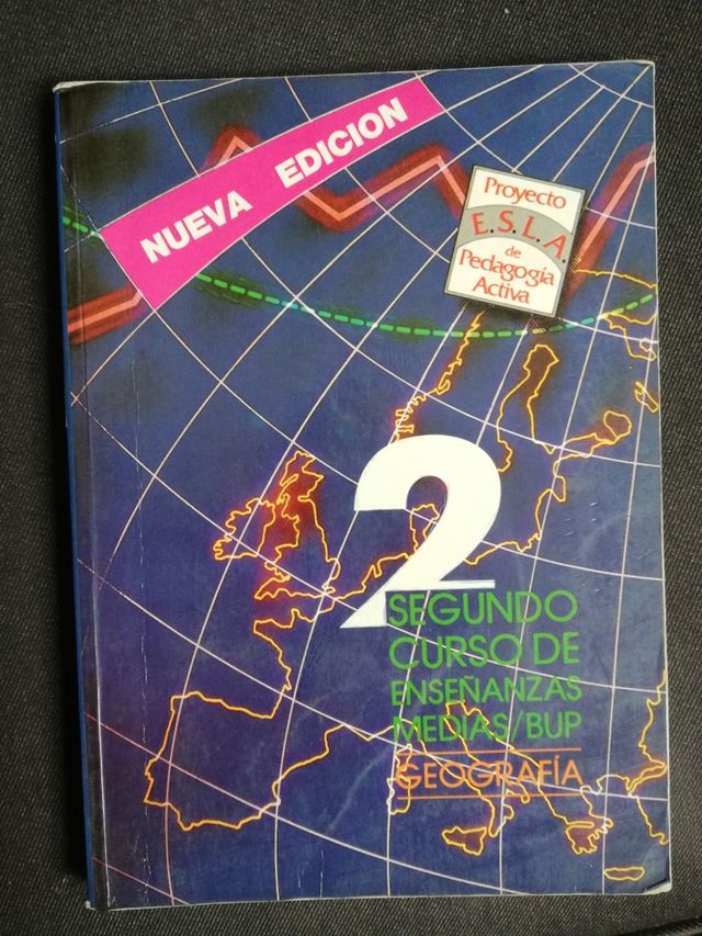 libro de geografía 2 de BUP