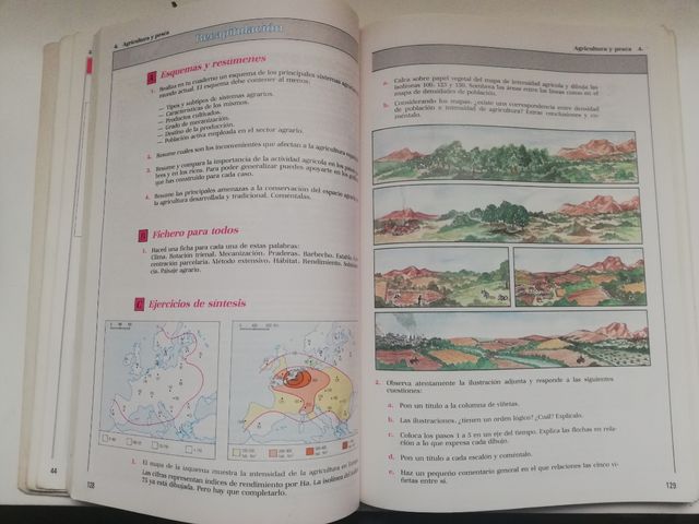 libro de geografía 2 de BUP