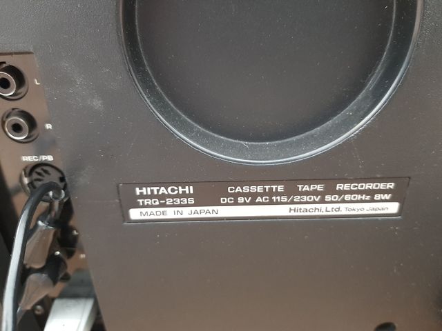 radio casette antiguo