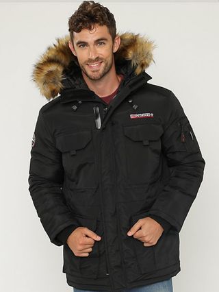 Parka con capucha Geographical Norway para hombre de segunda mano por 60  EUR en Málaga en WALLAPOP