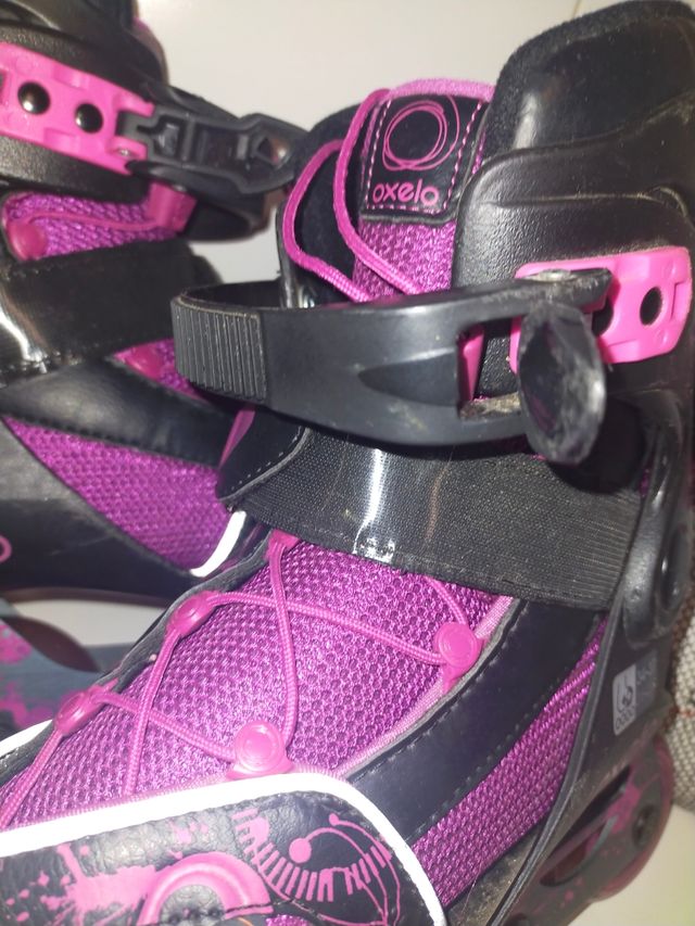 PATINES EN LÍNEA + RODILLERAS Y BOLSA X 20€