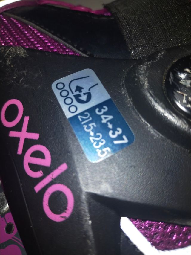 PATINES EN LÍNEA + RODILLERAS Y BOLSA X 20€