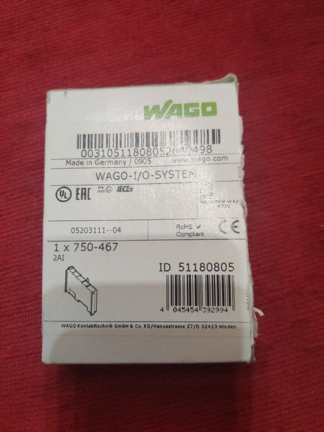 terminal de entrada analogico wago