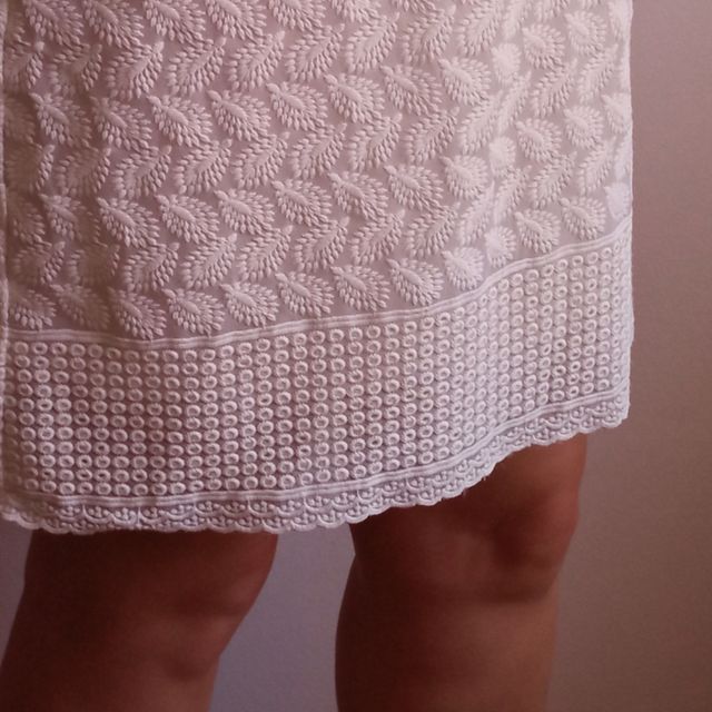 Vestido hojas. Talla L. Stradivarius