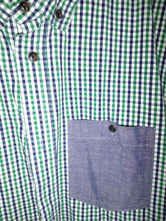 camisa manga corta verde sin estrenar