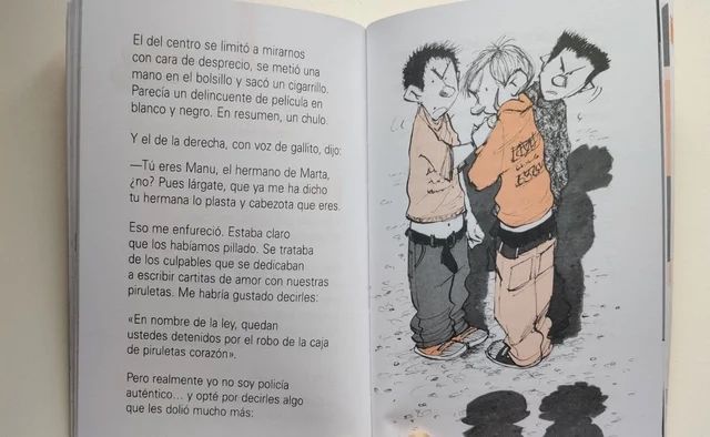 Manu, detective, y corazón. Libro misterio  8 años