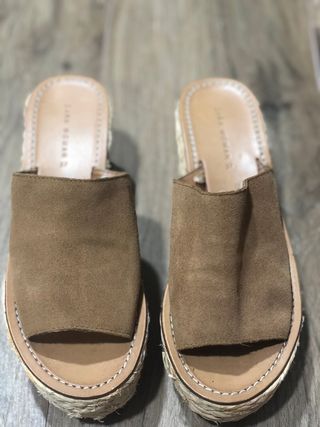 Sandalias Zara esparto. de segunda mano por 12 EUR en Castro-Urdiales en  WALLAPOP