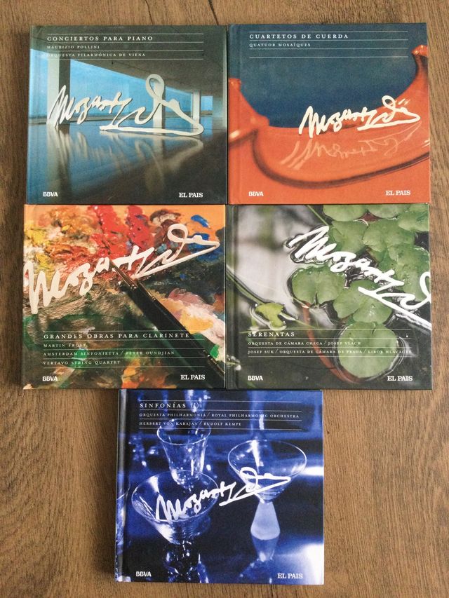 Mozart - Selección de 5 CDs con libreto