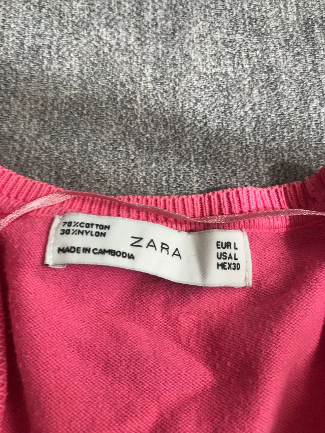Chaqueta Fucsia Zara TL