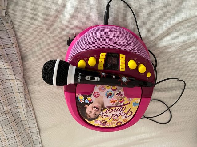 Reproductor música con micrófono 