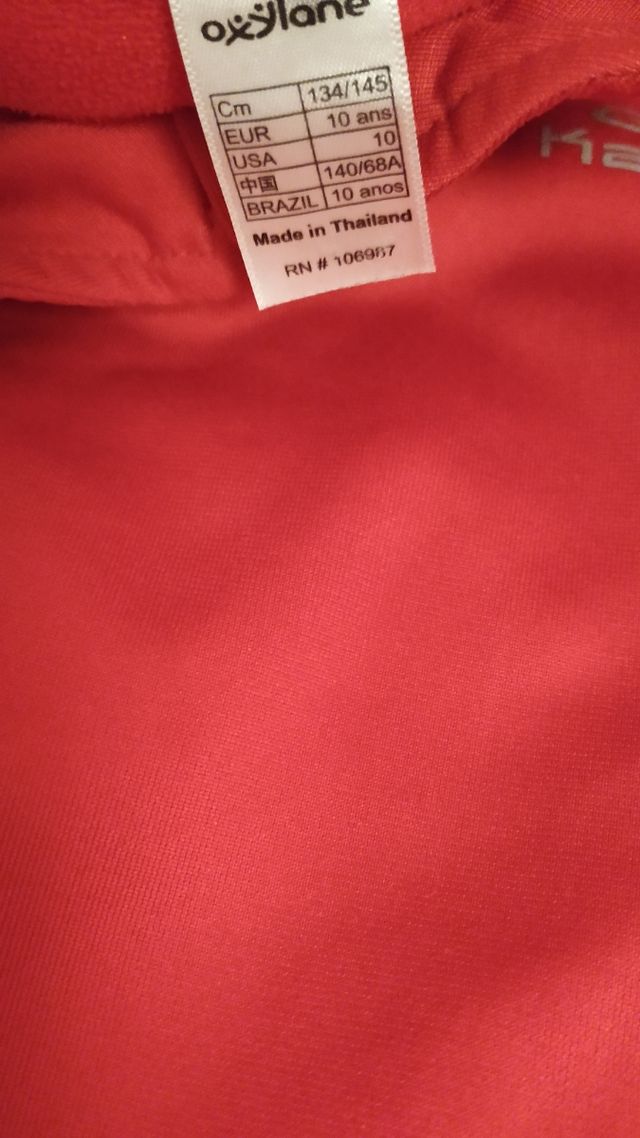 camiseta térmica + malla niñ@ T 10