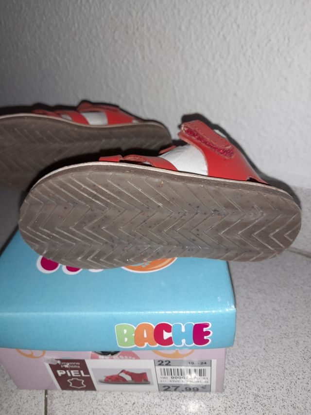 SANDALIAS DE PIEL PARA VERANO TALLA 22