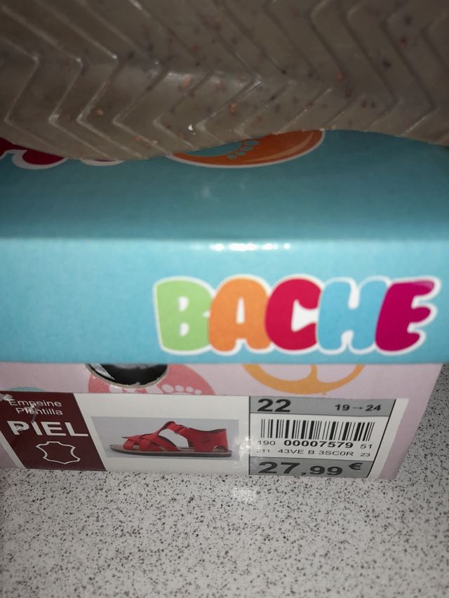 SANDALIAS DE PIEL PARA VERANO TALLA 22