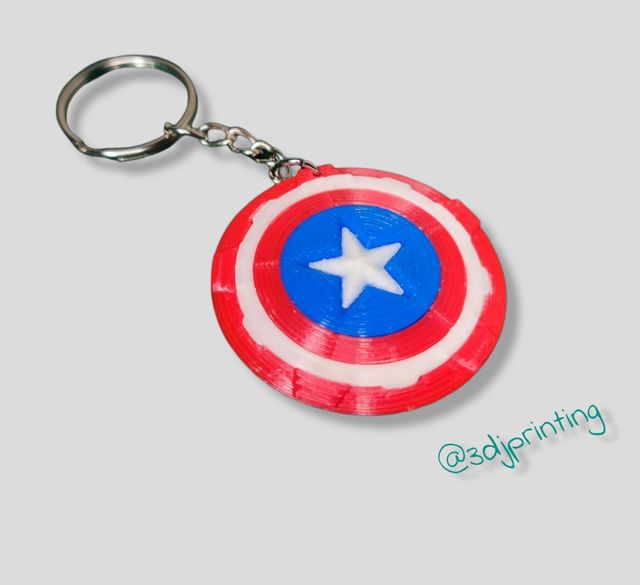 Llavero escudo Capitán América