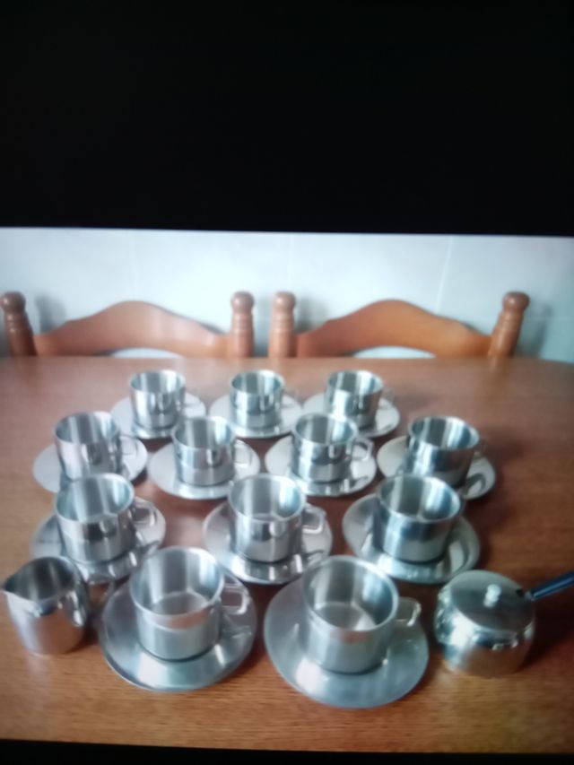 Tazas de café de acero inoxidable