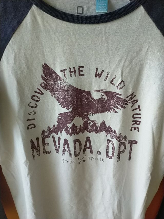 camiseta manga larga niño okaidi 152cm