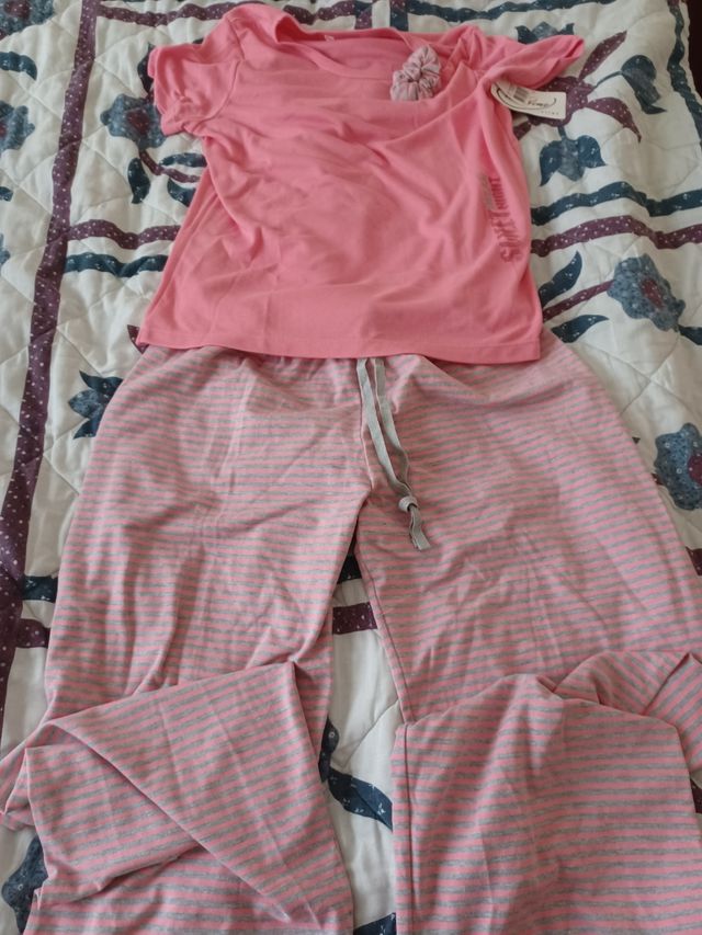 pijama completo largo talla M