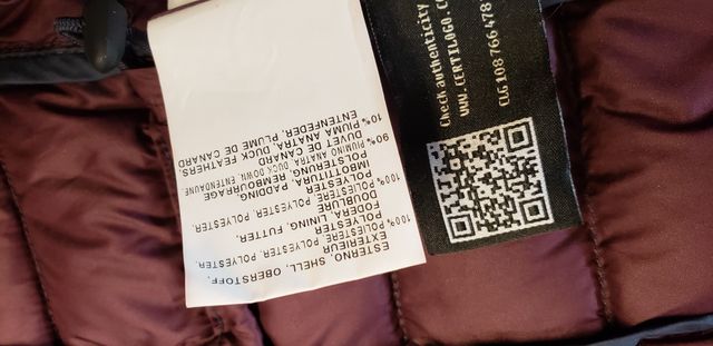 Chaqueta plumas Colmar