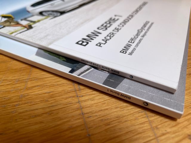 Lote 2 Catalogos BMW Serie 1 - 140 páginas 