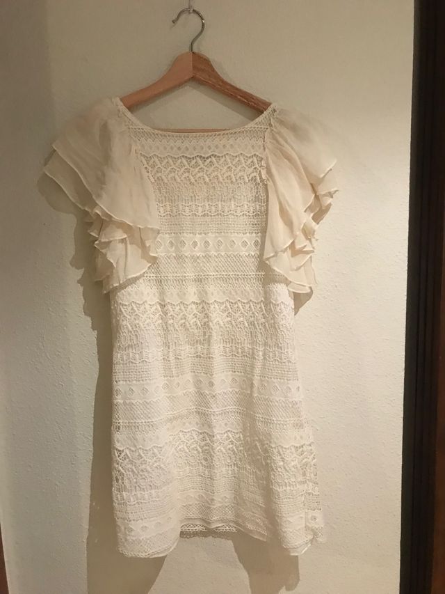 Vestido crochet Zara