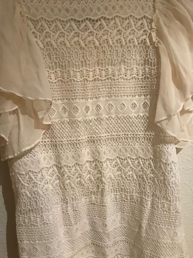 Vestido crochet Zara