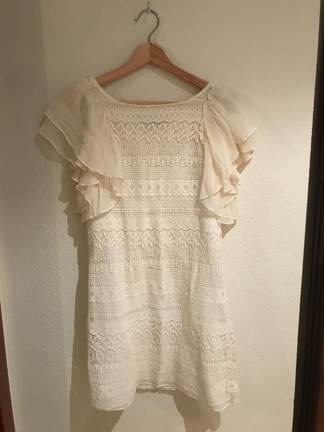Vestido crochet Zara