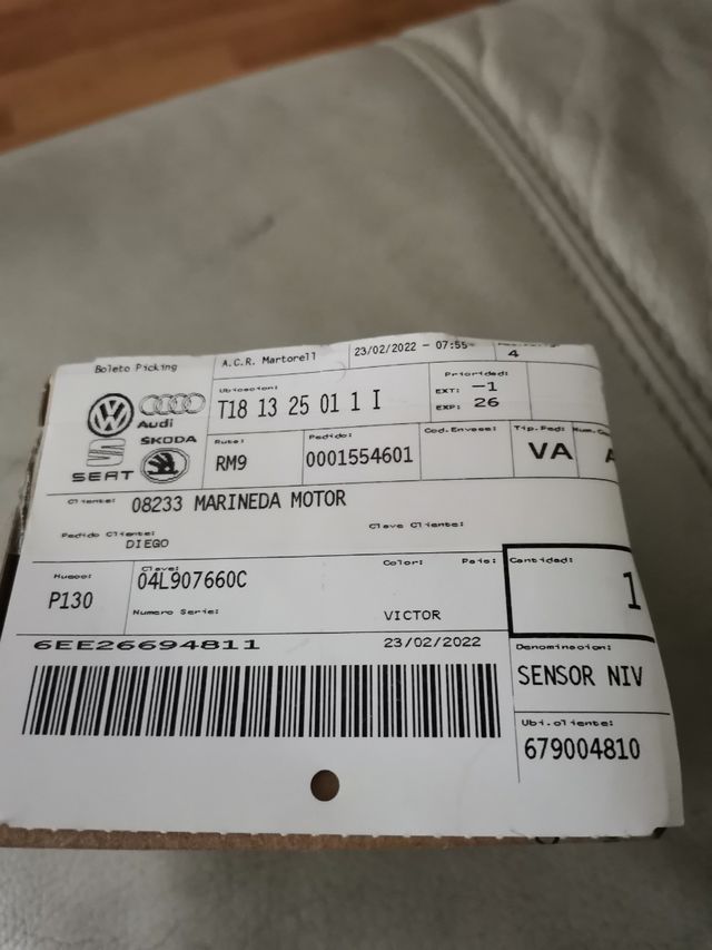 Sensor  nivel de aceite