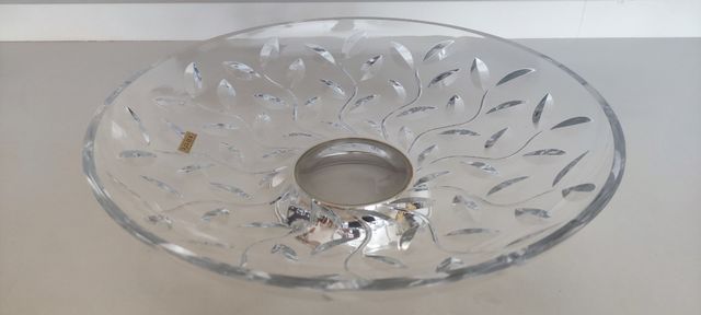 Centro de cristal y plata. Plata 925m