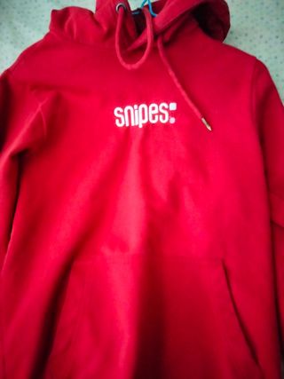 Sudadera Snipes Roja de segunda mano por 30 EUR en España en WALLAPOP