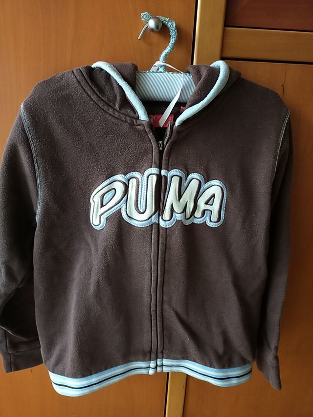 sudadera cremallera y capucha Puma 2 años