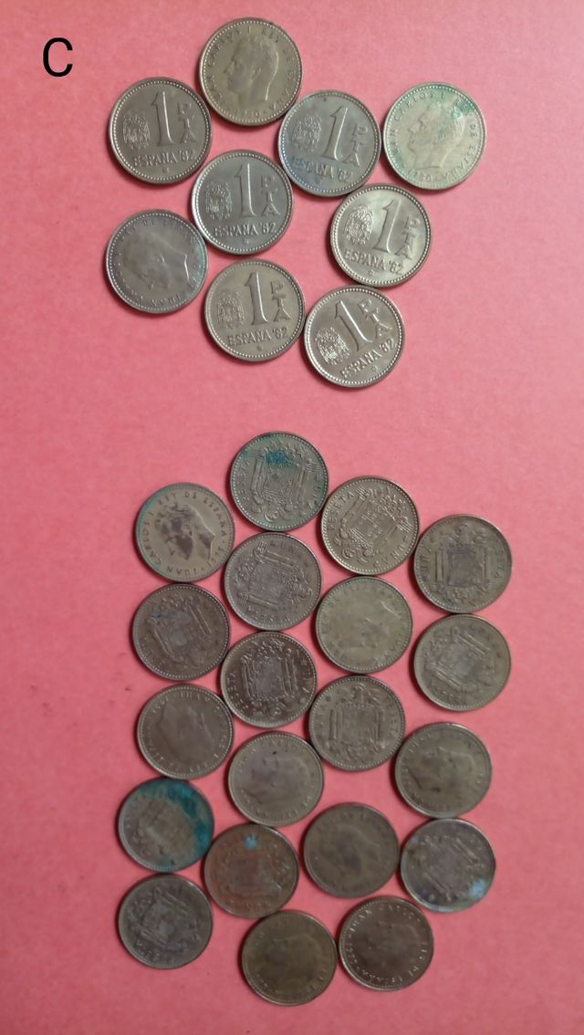 LOTE 29 MONEDAS DE PESETA