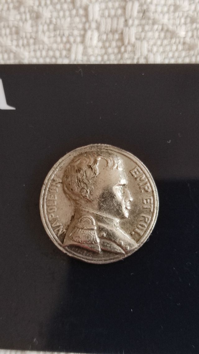 Medalla antigua Napoleón