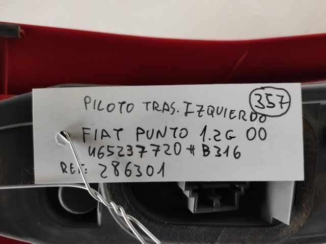 357 PILOTO TRAS IZQUIERDO FIAT PUNTO 1.2G 00 REF 4