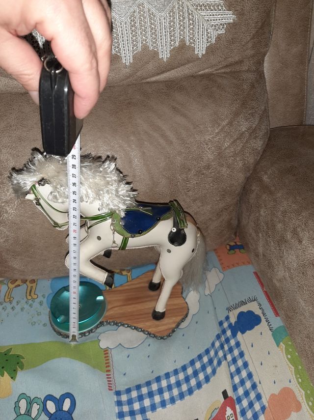 Caballos - cenicero de cuero hechos a mano