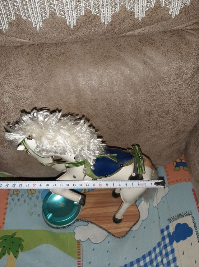 Caballos - cenicero de cuero hechos a mano