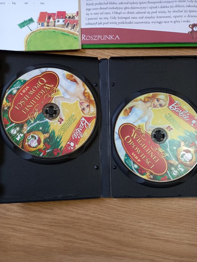 Bajki dla dzieci z płytą CD.Barbie film, inne....