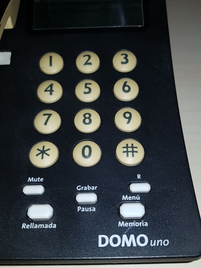 Teléfono fijo de sobremesa-pared