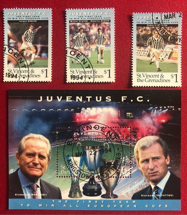 Francobolli Juventus 1994