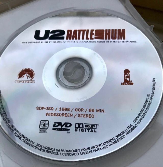 🇧🇷 DVD Música U2: Rattle and Hum Brasil