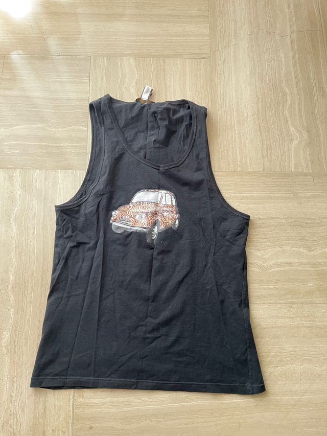 t-shirt smanicato maglia uomo Roberto cavalli