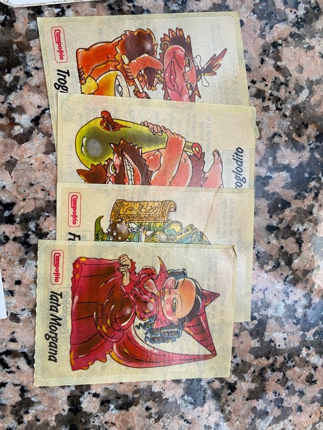 Lote de varias pegatinas antiguas 