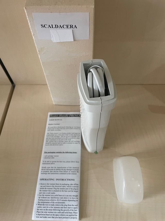 Scadacera rullo cera a caldo modello Prince 15W