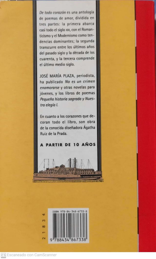 De todo corazón 101 poemas de amor