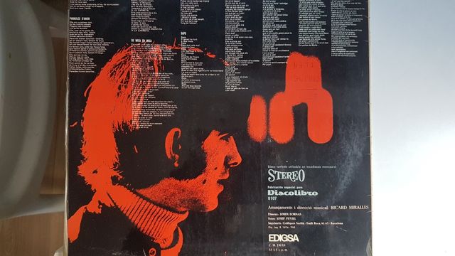 Vinilo Joan Manuel Serrat