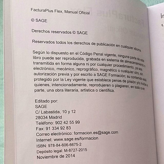 NUEVO Manual oficial FacturaPlus Flex Sage