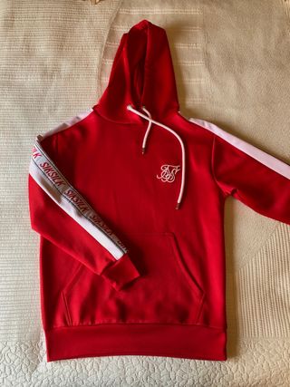 Sudadera siksilk roja de segunda mano por 28 EUR en Córdoba en WALLAPOP